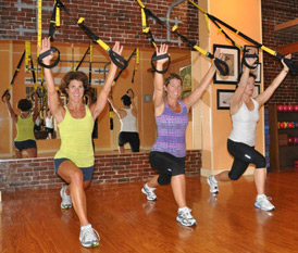 TRX lunge